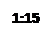 Text Box: 1:15