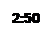 Text Box: 2:50