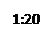 Text Box: 1:20