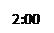 Text Box: 2:00