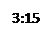 Text Box: 3:15