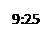 Text Box: 9:25