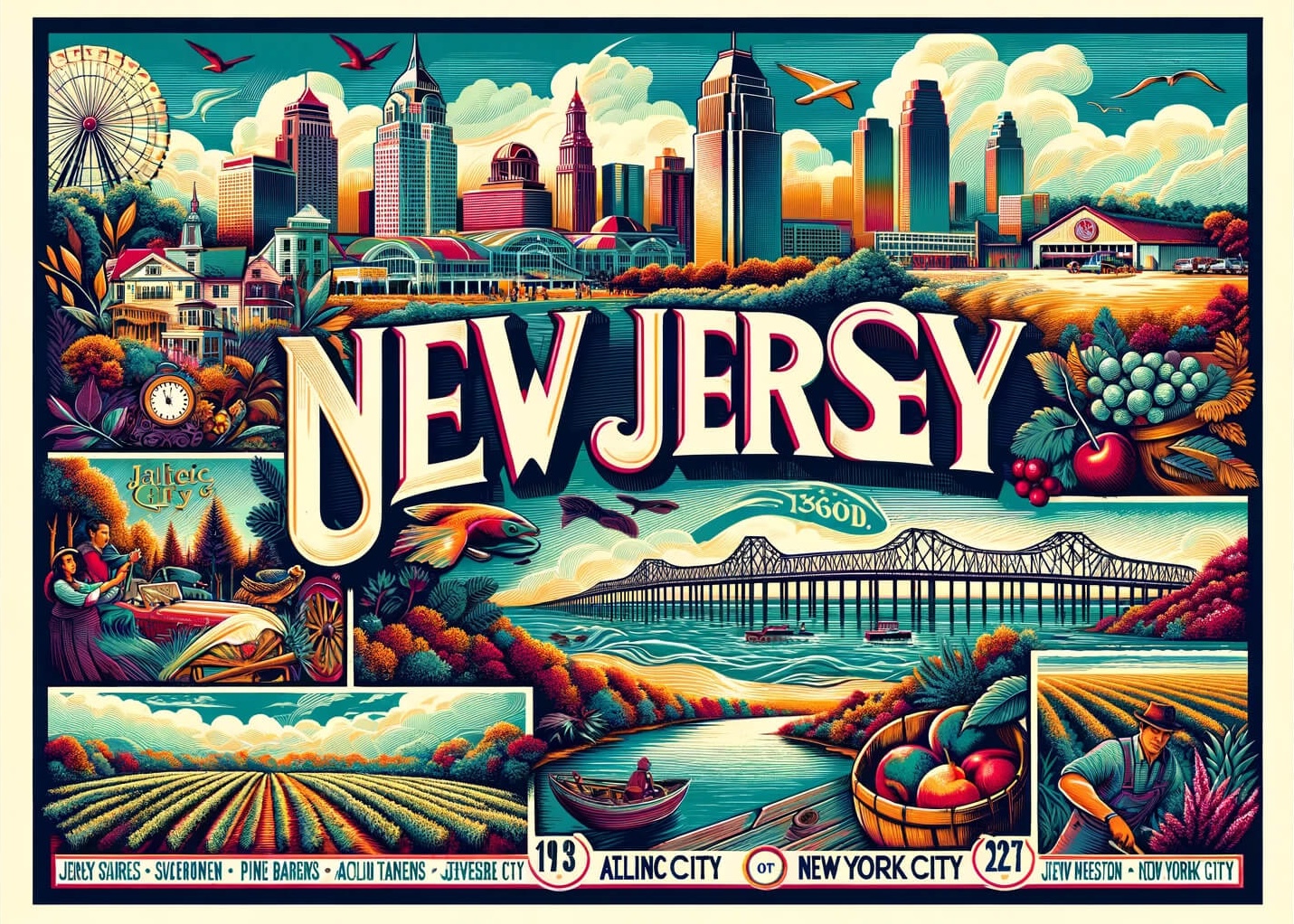 Postcard from New Jersey